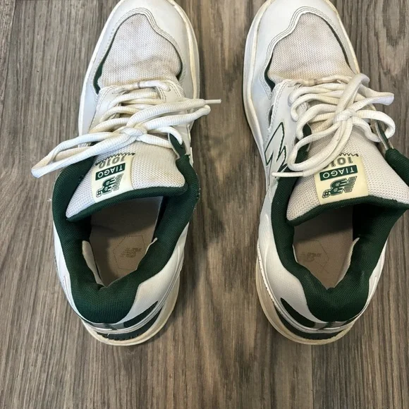 New Balance Numeric Tiago 1010 White & Green Skate Shoes - Picture 6 of 8